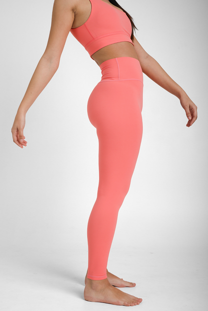 High-Waist Legging - Flashy Pink