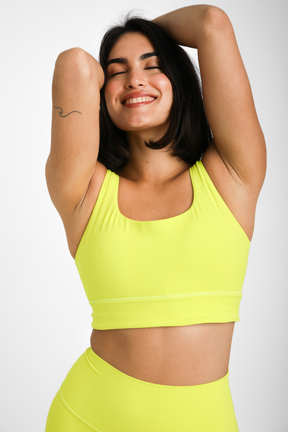 Aspire Bra - Neon Yellow